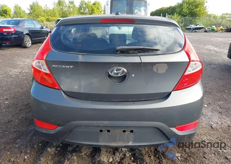 2012 Hyundai Accent Gs z USA, uszkodzony, nr VIN KMHCT5AE7CU004891